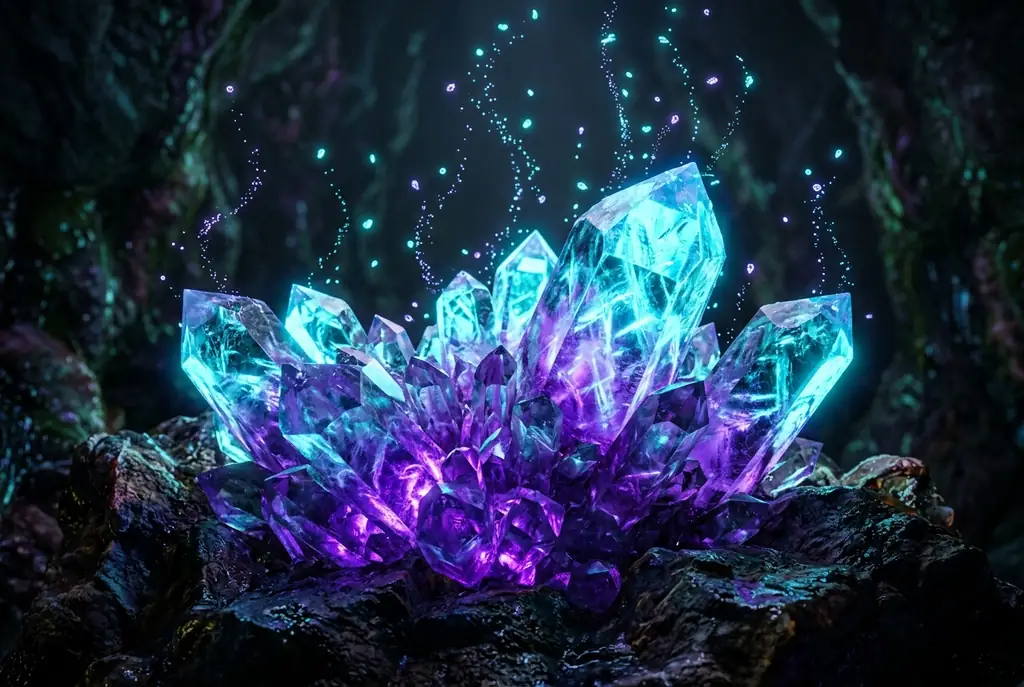 Glowing Lumen Crystals